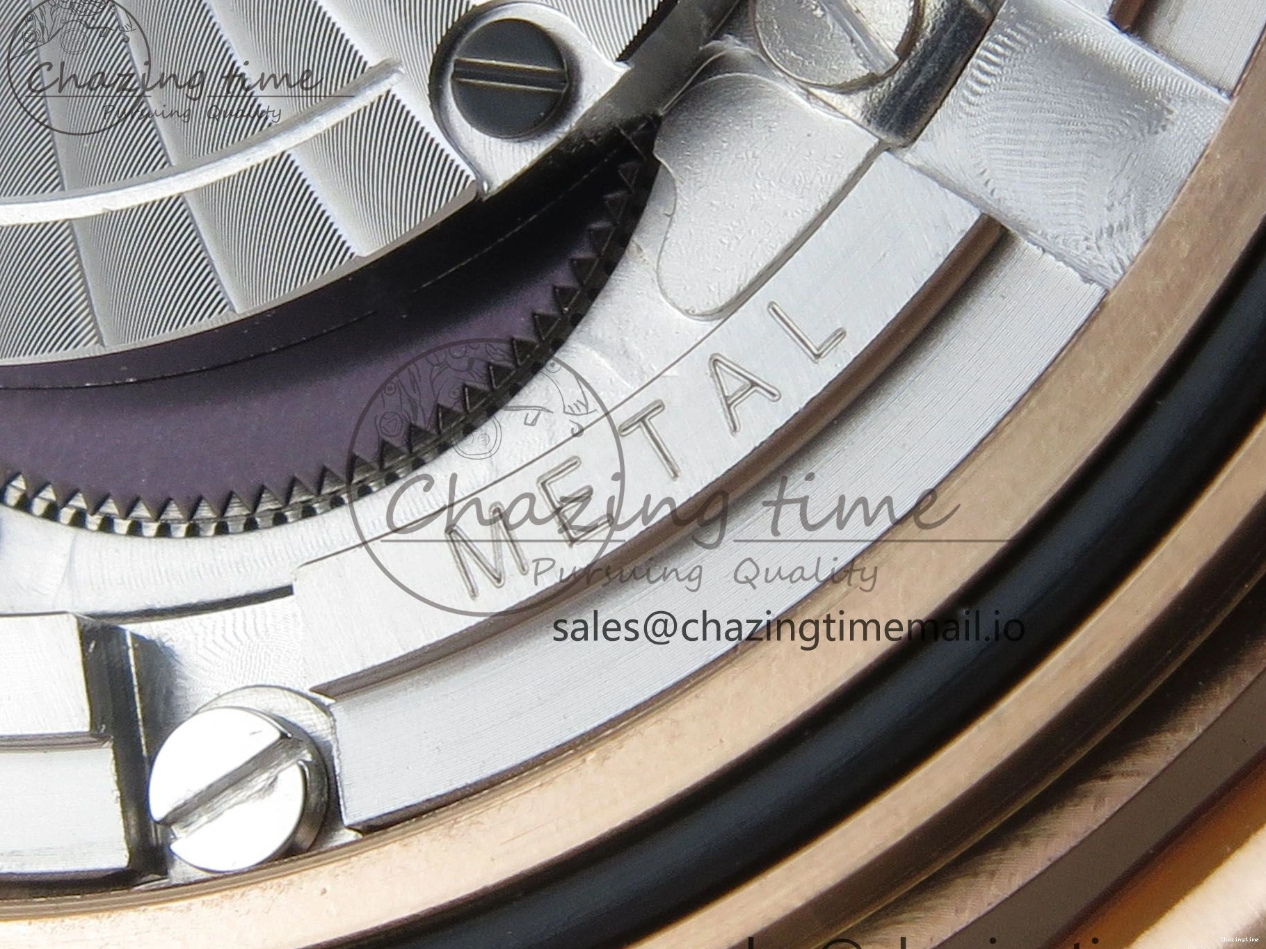 0322 Stylish Seamaster 300M Diver Rose Gold VSF 1:1 Best Edition Black Dial on Mesh Bracelet A 7662